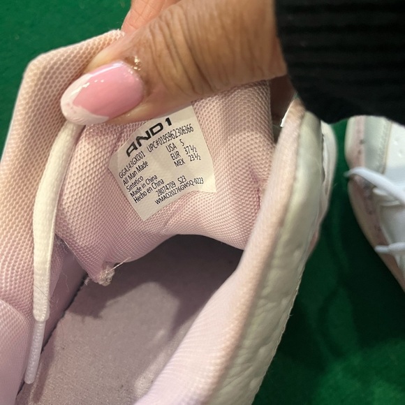 And1 White and Pink Sneakers - Picture 5 of 5